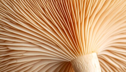 Close-up mushroom cap texture