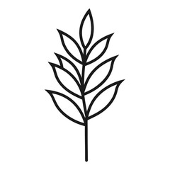 Wheat Plant Coloring Pages &ndash; Outline, Agriculture, Grain, Nature, Farming, Line Art, Printable

