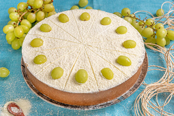 Torta de uva grapefruit