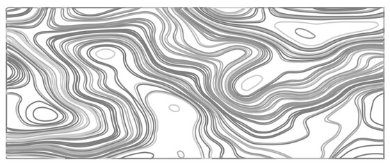 Modern design with White background with topographic wavy pattern design. Abstract contours form digital landscape, mimicking terrain of technological advancements and innovation.