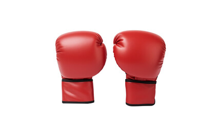 Get Ready to Rumble with Sleek Red Boxing Gloves, Perfect for Fitness and Fighting Stock Photos
