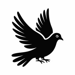 Fototapeta premium Flying Bird Silhouette Design