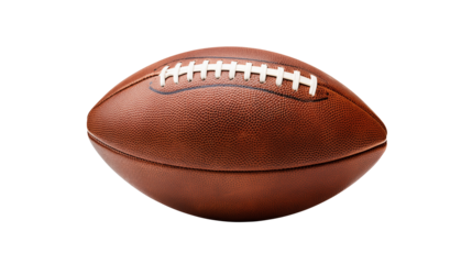 American football close up evokes sport, competition, and team spirit for advertising or design projects