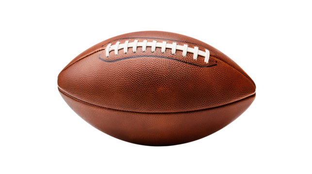 American football close up evokes sport, competition, and team spirit for advertising or design projects