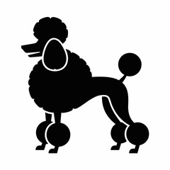 Poodle Silhouette Illustration