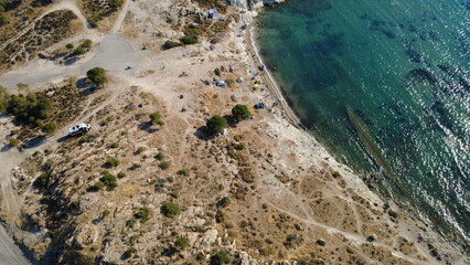 Majestic Aerial Views of Serene Sea and Rugged Coastline