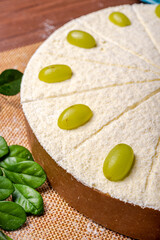 Torta de uva grapefruit