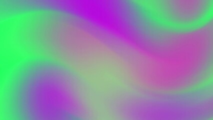 Ombre Abstracts BackgroundsVibrant waves of green, purple, and yellow blend smoothly in a soft, abstract gradient background