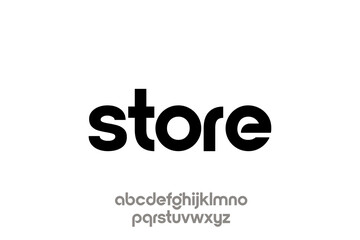 Store Bold Typeface Lettering Design