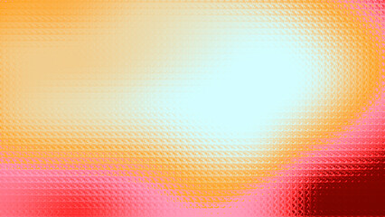 Abstract glass box set in a soft colored blurred background