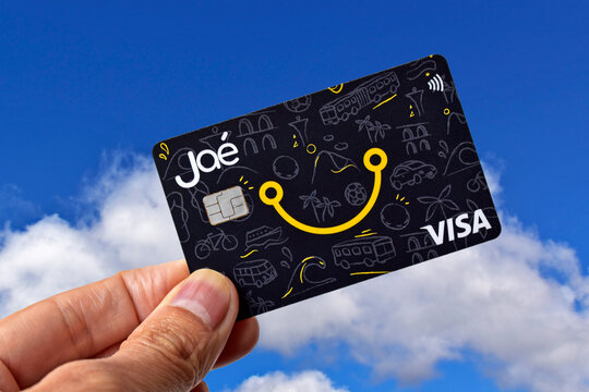 RIO DE JANEIRO, BRAZIL - July 25, 2025: Hand holding a Ja&eacute;, card used for public transportation in the city of Rio de Janeiro