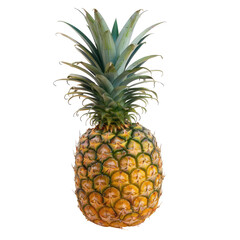 Ripe pineapple, isolated
