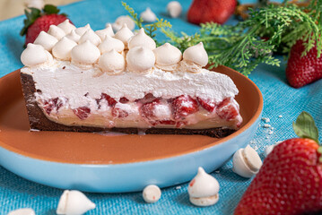 Torta de morango strawberry