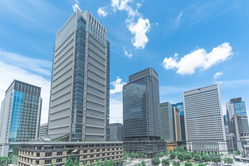 Obraz premium 丸の内の高層ビル群