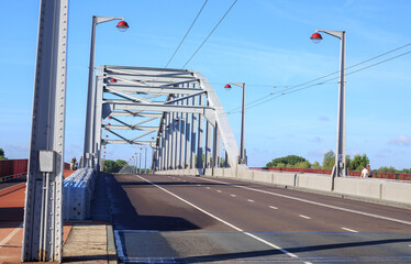 Arnhem Bridge, famous for the movie A bridge too far based on Operation Market Garden which took place in WWII. It was also known as The Battle of Arnhem