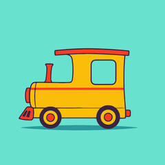 Obraz premium retro car vector illustration