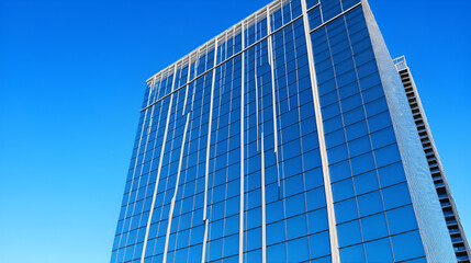 Obraz premium Building on blue sky