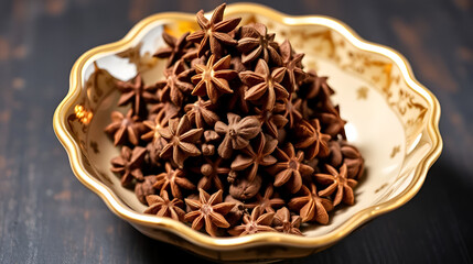 Aromatic Clove Spice Stack in Elegant Bowl