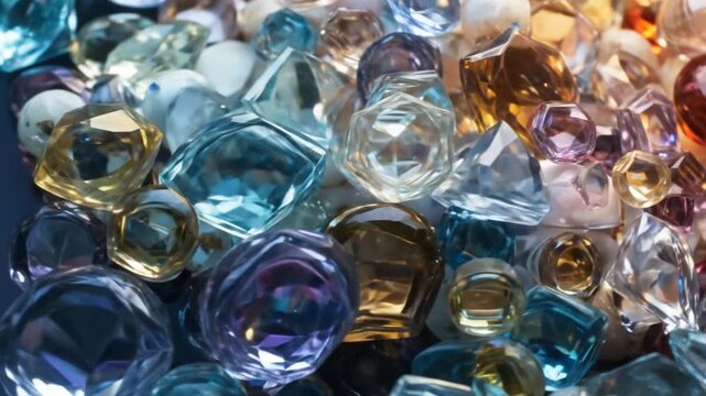 Colorful Gemstones: A Close-Up Gem Collection