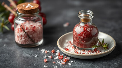 Red wine salt - Condiment to aromatize and season food