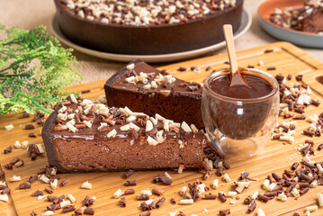 Torta chocolate vanilla mousse