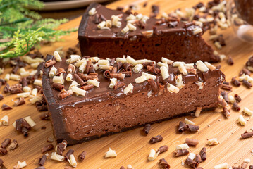 Torta chocolate vanilla mousse