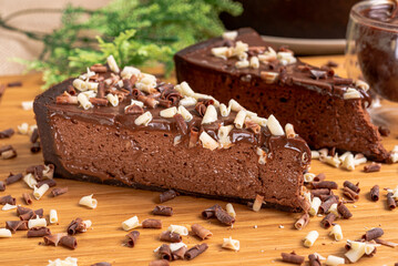 Torta chocolate vanilla mousse