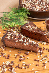 Torta chocolate vanilla mousse