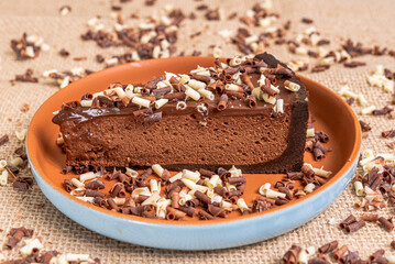 Torta chocolate vanilla mousse