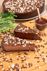 Torta chocolate vanilla mousse