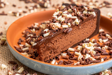 Torta chocolate vanilla mousse
