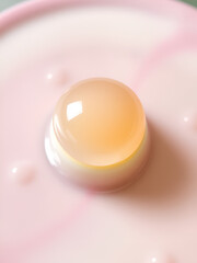 Perched in the center of a pastel-colored dessert dish, the wobbly cute jelly looked like a giggling gem from a candy-colored dream. Its round, chubby form wiggled with every tiny movement