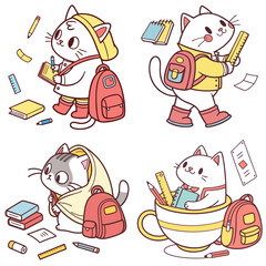 High-Quality British Shorthair cats Illustrations in Various Styles – SVG Bundle