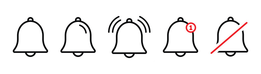 bell notification icon vector