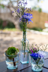 Simple Floral Center Pieces
