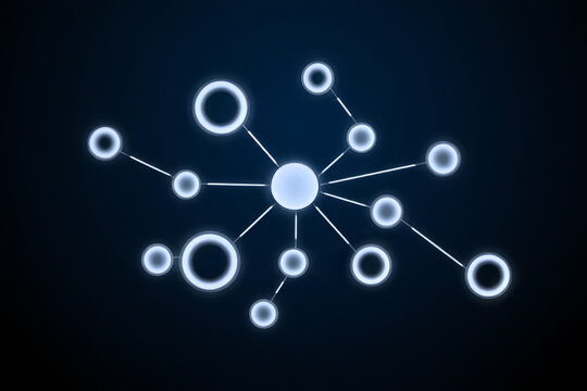 abstract technology background with globe