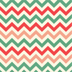 Retro Chevron Zigzag Pattern Backgrounds in Vintage Colors - EPS File
