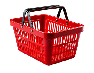 Fototapeta premium A studio render ,of an empty shopping basket