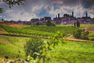 Lu,  piccolo borgo del Monferrato, Alessandria, Piemonte, Italia