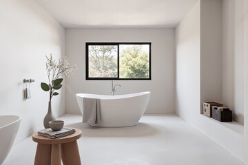Concrete Zen Bathroom
