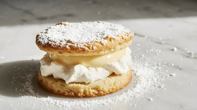 Kremna rezina classic Slovenian cream slice