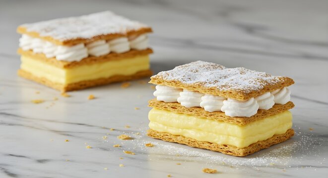 Kremna rezina classic Slovenian cream slice