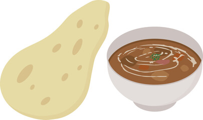カレーとナン