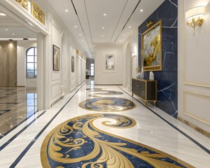 Porcelain Tiles with Melted Watercolor Patterns in Sage Green and Terracotta, Matte Finish for Boho-Chic Café Interiors