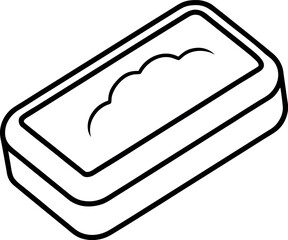 Bar of Soap Flat Icon