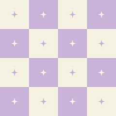 Motif réto quadrillée 