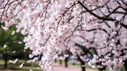 Obraz premium pink cherry blossom