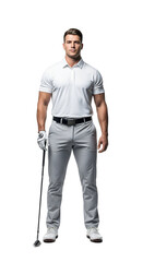Fototapeta premium A golfer man