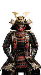 Fototapeta premium A samurai in full armor