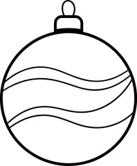 Christmas Ornament Vector Icon